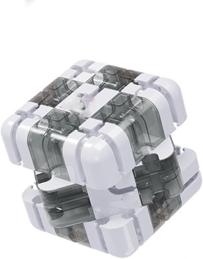 Large Labyrinth 3D Puz-zle Cube, Spatial Awareness Brain Training Toy for Stress Relief & Logic Development, Mind Teaser Challenge Game, Spatial Logic Puzzle for Kids and Adults (Dual Color)