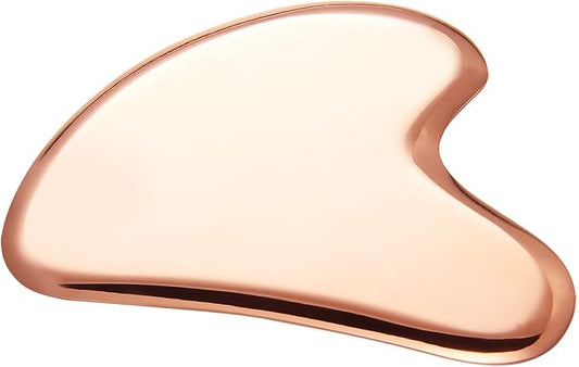 MagEnergy Gua Sha Tool Pure Copper Scraping Facial Massager Guasha Board for Neck and Face Special Gifts for Grandparents Parents Friends