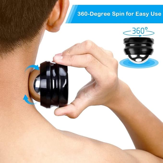 2-Pack Cryosphere Cold Massage Roller Ball,Manual Massage Ball for Heat and Ice Therapy,Self Massage Tool for Reliefs Muscle Pain,Decrease Inflammation,Reduces Stress¡