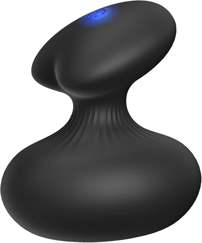 Fully Waterproof Massage Ball, Portable Handheld Neck Massager, Multifunctional Rechargeable Muscle Massage Tool (Black)