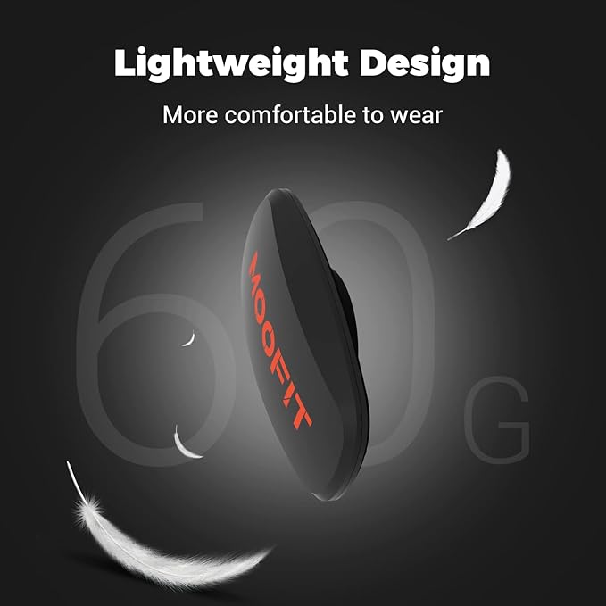 moofit Heart Rate Monitor Chest Strap Bluetooth/ANT+ Waterproof HR Monitor Chest Strap Heart Rate Monitor Compatible with Peloton, Rouvy, TRX, Elite HRV, Peloton, Strava, DDP Yoga