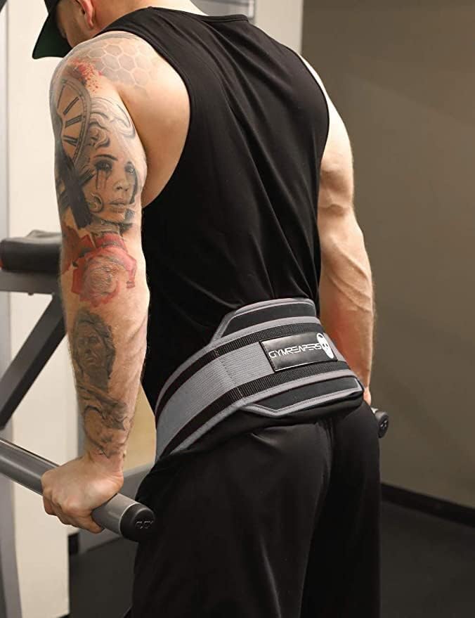 Gymreapers Dip Belt With Chain For Weightlifting, Pull Ups, Dips - Heavy Duty Steel Chain For Added Weight Training