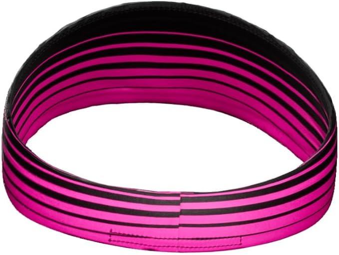 Unisex Headband/Sweatband. Best for Sports, Fitness, Working Out, Yoga. Tapered Design. Reversible.