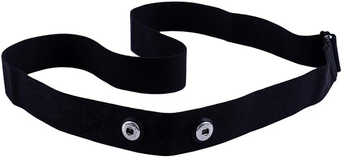 Compatible with Polar H10 H9 H7 H1 Wahoo Tickr Garmin HRM Heart Rate Monitor Chest Strap,Black