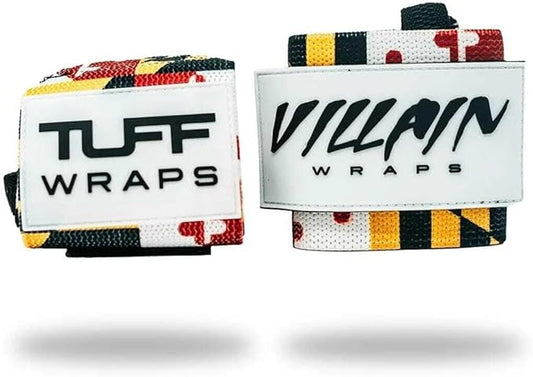 Villain Wrist Wraps for Weightlifting & Powerlifting – Adjustable Support Straps for Men and Women – Ideal for Strength Training, CrossFit, Bodybuilding – Durable Comfort to Eliminate Wrist Pain