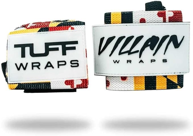 Villain Wrist Wraps for Weightlifting & Powerlifting – Adjustable Support Straps for Men and Women – Ideal for Strength Training, CrossFit, Bodybuilding – Durable Comfort to Eliminate Wrist Pain