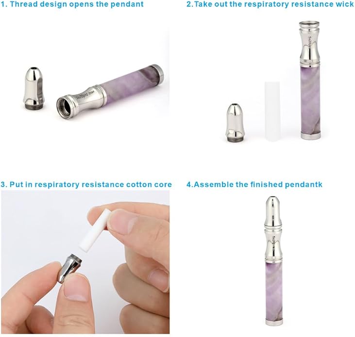 Breathe Free Necklace for Anxiety & Stress Relief, Classic Breathing Tool for Meditation, Mindfulness, and Relaxation – Portable Calm Necklace for Adults, Wellness Gift