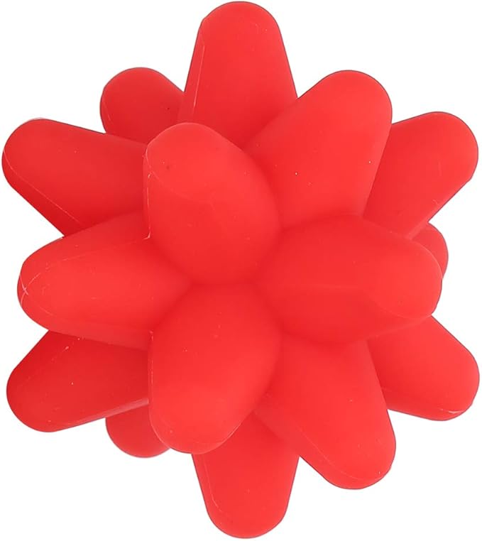 Diohce Spiky Massage Ball, Acupoint Physical Massage Balls, for Foot Massage, Deep Tissue Massage Ball, Point Plantar Fasciitis Relief (Red)