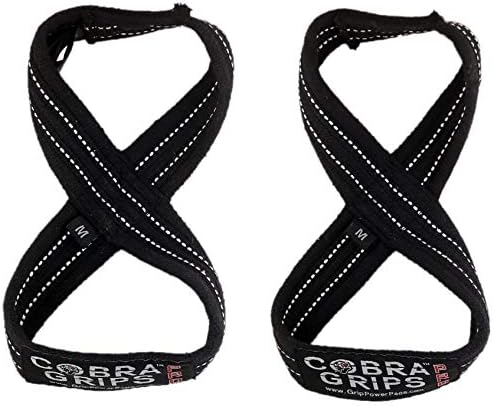 Deadlift Straps Figure 8 Loop Lifting Straps The #1 Choice for Power Lifters weightlifters workout Enthusiasts