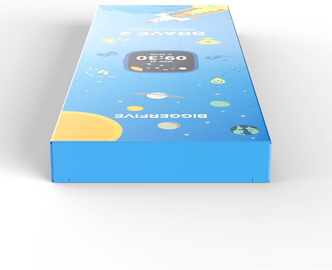 BIGGERFIVE Smart Watch for Kids, 1.8" Fitness Tracker Watch Pedometer, Heart Rate, Sleep Monitor, IP68 Waterproof, Calorie Step Counter, Puzzle Games with/Without APP for Girls Boys Teens 5-16, Black