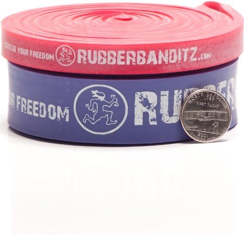 Rubberbanditz Combo Pull Up Assist Bands | Heavy Duty Resistance Exercise Bands for Powerlifting, Mobility, and Stretching | Resistance Bands for Working Out