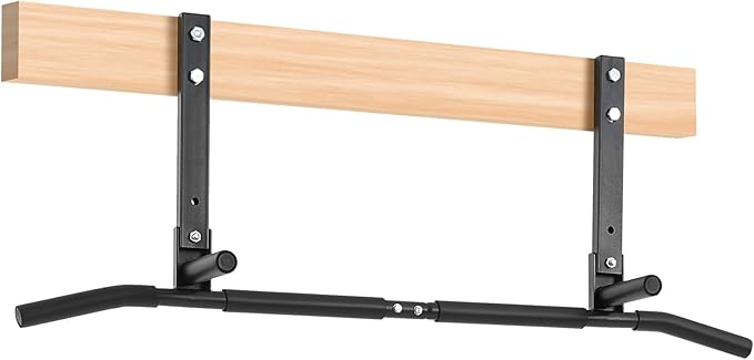 VEVOR Joist Mount Pull Up Bar, Ceiling Mounted Chin Up Bar for Home Gym, Multi-Grip Pull Ups, 42 in Width Multifunctional Training Station, Heavy Duty Steel Upper Body Workout Bars, 440 lbs Capacity