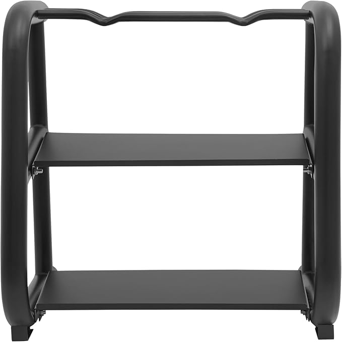 3-Tier Dumbbell and Kettlebell Storage Rack, Home Gym Storage Rack for Dumbbells, Kettlebells and Barbells with 220 lbs Load-bearing Capacity(24.41 * 15.75 * 24.8in)