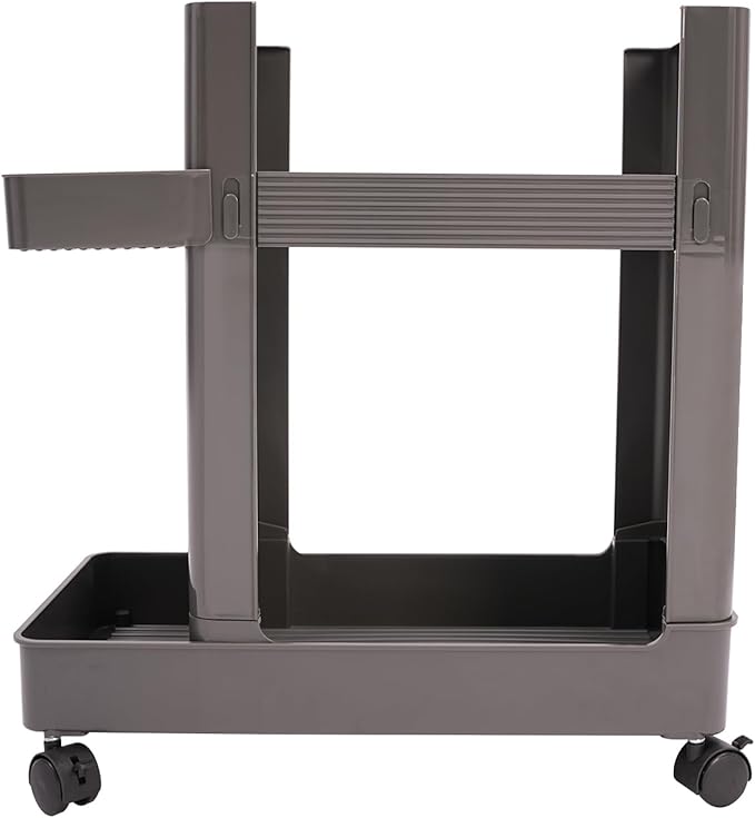 Weight Rack Stand with Wheels, ABS Workout Equipment Storage Rack with Tray, Yoga Mat, Dumbbells & Foam Rollers Storage Organizer, for Home, Hotel, Commercial Gym (Gray)