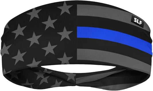 SLEEFS Sweat Bands Headbands Men & Women - Cooling Sports Mens Headband for Running, Football, Basketball, Cycling, Workout - Sweat Moisture Wicking Head Band Stretch Fit, Non-Slip Design - One Size