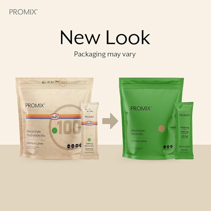 ProMix Nutrition Electrolytes Powder Packets - Sugar Free, Zero Calorie, Stevia Free, Fasting Friendly, Natural Himalayan Pink Salt - Lemon Lime - 30 Servings (Pack of 30)