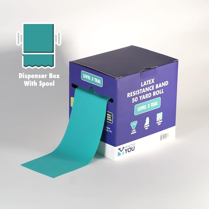 Healthy You® Latex Resistance Exercise Band 50 Yard