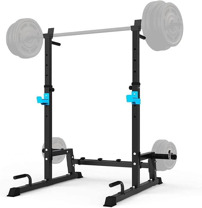JX FITNESS Squat Rack, Barbell Rack, Bench Press Rack Push Up Multi-Function Weight Lifting Gym/Home Gym
