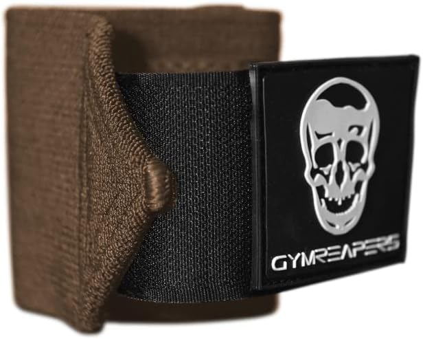 Wrist Wraps Weightlifting - Stiff Heavy Duty 18 inch Wraps With Thick Thumb Loop For Powerlifting, Bodybuilding, Cross Training, & Heavy Presses