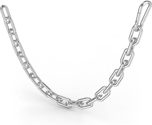 Fitness Chain, Weight Lifting Chains, Cable Machine Extension Chain, 304 Stainless Steel LAT Pull Cable Extension Weight Machine Chain, Curl Bar Chain for Home Gym