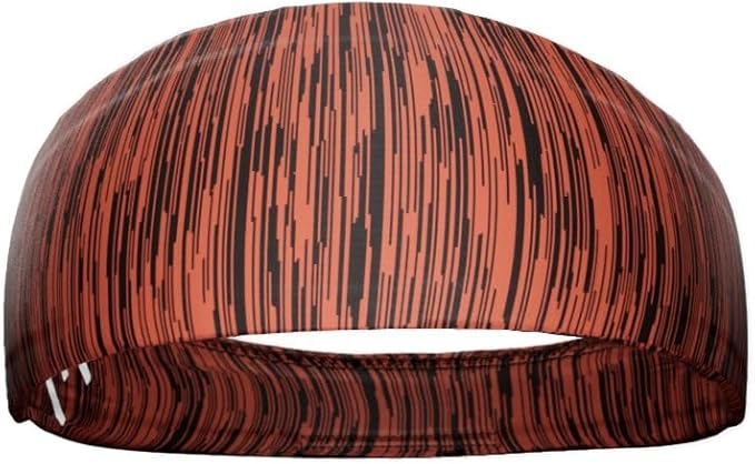 Unisex Headband/Sweatband. Best for Sports, Fitness, Working Out, Yoga. Tapered Design. Reversible.