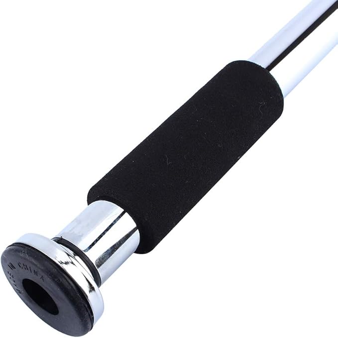 Doorway Pullup Bar, Portable Electroplate Steel Pull Up and Chin Up Bars 24.4 to 39.4 Inches Adjustable Length Workout Fitness Bar for Many Exercises Pull-ups Chin-ups Hanging Leg Raises Push-ups Dips