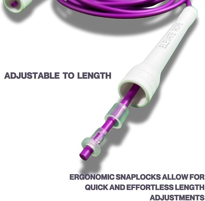 Professional Speed Rope - 3m Adjustable Skipping rope, 5mm PVC with Nylon Core for Cardio, Double Unders & Crossfit - Durable Jump Rope Used for Indoor/Outdoor Training.