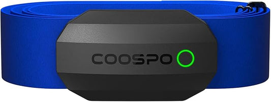 COOSPO Bluetooth Heart Rate Monitor Chest Strap H808S, ANT+ BLE HR Monitor Chest, HRM IP67 Waterproof, 300H Battery Life