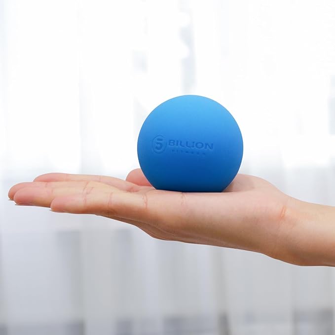 Massage Lacrosse Balls for Myofascial Release, Peanut Massage Ball, Mobility Ball for Physical Therapy - Deep Tissue Massage Tool for Trigger Point Therapy, Muscle Relaxer,Yoga Therapy