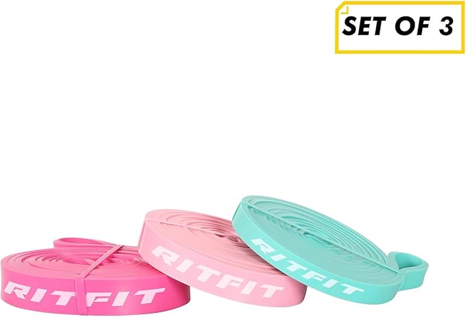 RitFit Pull Up Assist Band - Premium Resistance Band for Pull Up Assistance, Resistance Training, Body Stretching, Powerlifting, Mobility Training