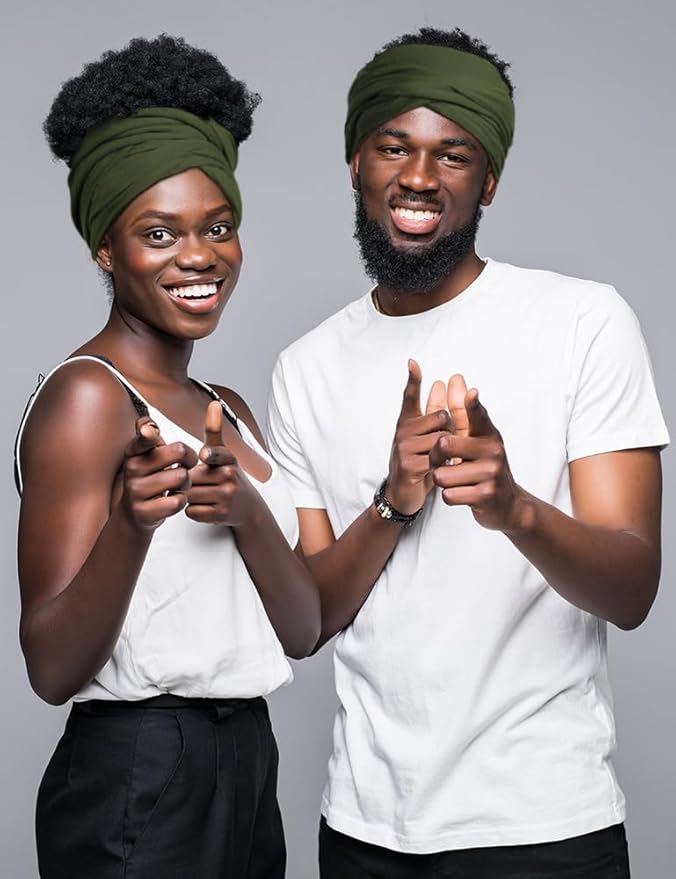 Satin Lined Open Turban Headband Mens Sweatband Sports Headband for Running,Cycling,Basketball,Yoga,Fitness Workout Stretchy Unisex Hairband