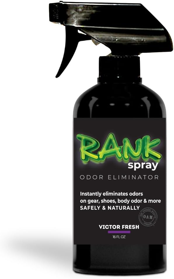 Sports Odor Eliminator: Banish Body & Sweat Odor From Sports Gear, Yoga Mats, Gym Bag, Shoes, Helmets, Cleats, etc! Safe Boxing Glove Spray & Hat Deodorizer - 1 16 oz Bottle Victor Fresh