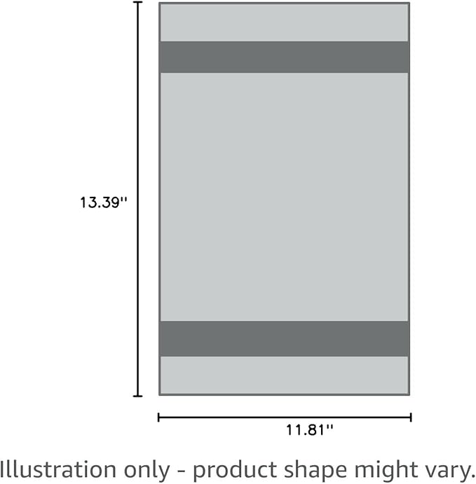 Handepo 12 Pcs Microfiber Workout Gym Towels, 360 GSM 12 x 30 Inch Gentle and Fast Drying Absorbent Towels for Men Women Yoga Travel Sports(White)