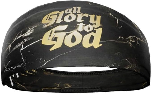 Unisex Headband/Sweatband. Best for Sports, Fitness, Working Out, Yoga. Tapered Design. Reversible.