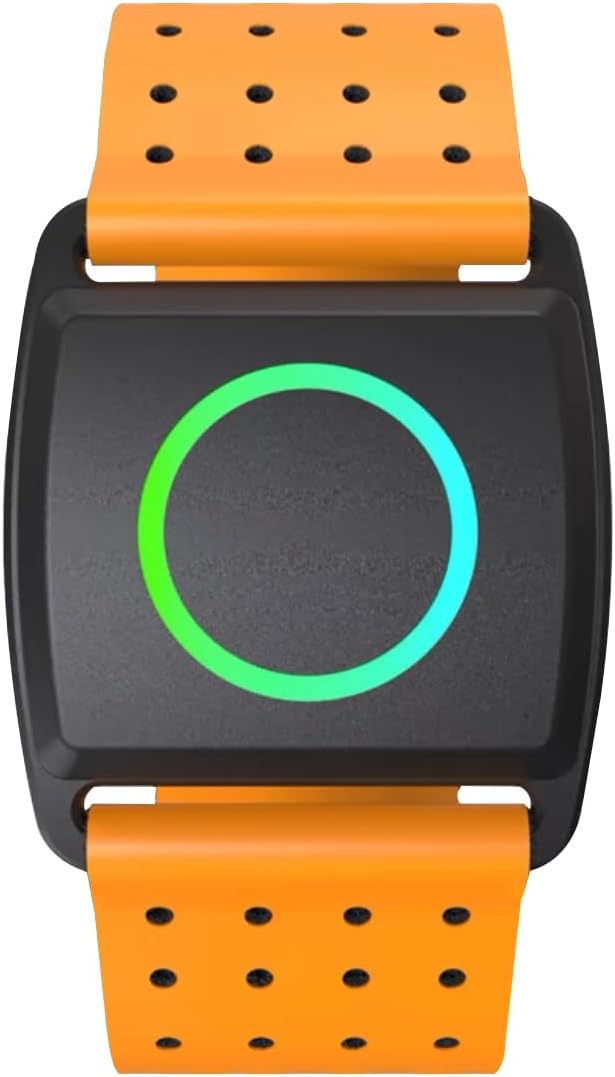 EZON Heart Rate Monitor C022Pro,Bluetooth& ANT+ Heart Rate Monitor Armband with HR Zone LED Indicator,Optical HRM Sensor for Running Cycling Gym,Compatible with Peloton/Wahoo/Polar/Strava