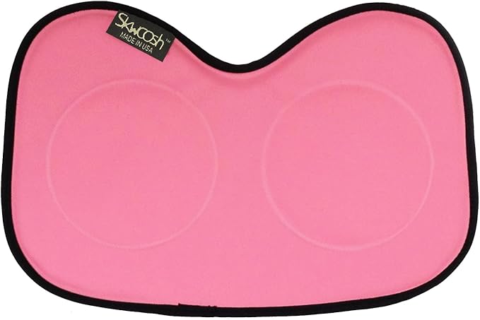 Skwoosh Row Pad Seat Cushion for Masters, Students, Scullers, Dragonboat, Outriggers, Accessories | Fits Concept2 | Gel Pressure Sitz Bone Comfort Relief | Made in USA (Pink)