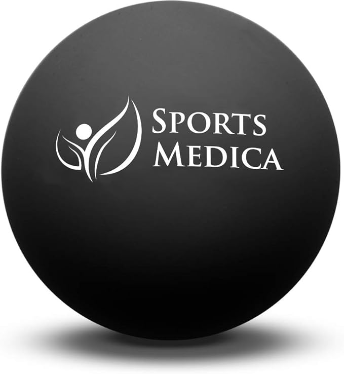 Lacrosse Ball for Myofascial Release - Perfect for Trigger Point Massage Therapy - Best for Neck & Shoulder Pain - Video Series & eHandbook Included