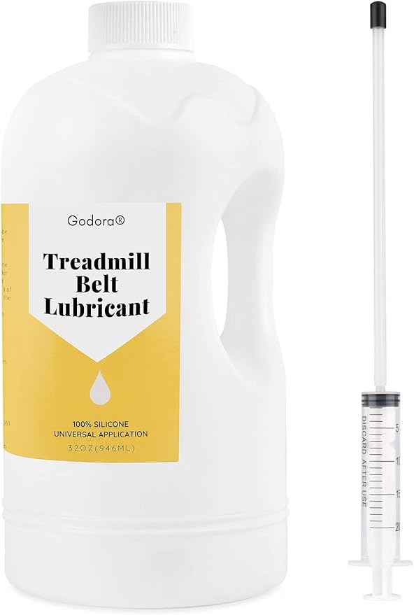 100% Silicone Treadmill Lubricant/Treadmill Lube, 32 Ounces Premium Silicone Oil for Treadmill Belt Lubrication, Easy to Apply Treadmill Belt Lubricant Oil, Suitable for Nearly All Type of Treadmills