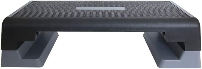 Body Sport® Aerobic Step – Step Aerobics Platform – Workout Equipment – Exercise Step Platform – Gray/Black
