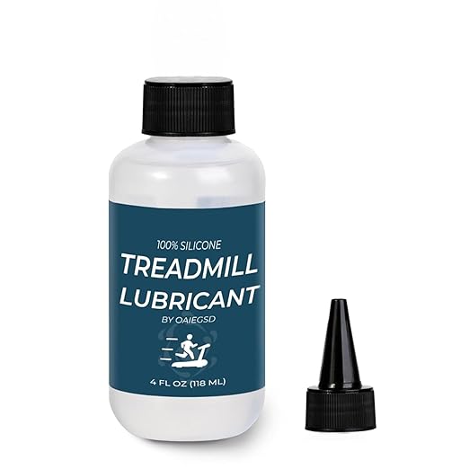 100% Silicone Treadmill Lubricant for Belt, 4 Ounces Treadmill Oil Belt Lubricant, Easy to Apply & Suitable for Most Treadmill Brands