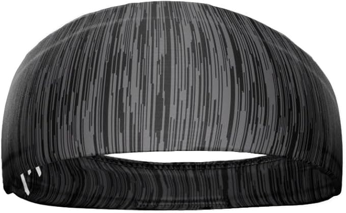 Unisex Headband/Sweatband. Best for Sports, Fitness, Working Out, Yoga. Tapered Design. Reversible.