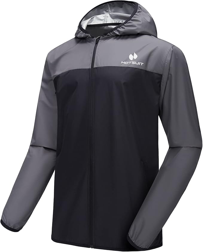 HOTSUIT Sauna Suit for Men Weight Loss Sweat Suits Gym Workout Exercise Sauna Jacket Pant Full Body