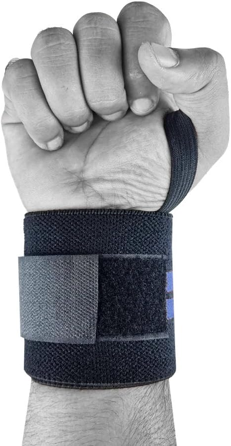 wrist wraps for weightlifting men & Women 18" Professional Quality Wrist Support with Heavy Duty Thumb Loop - Best Wrap for Powerlifting Competition, Strength Training, Bodybuilding
