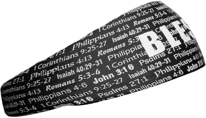 40+ Designs! Unisex Headband/Sweatband. Best for Sports, Fitness, Working Out, Yoga. Tapered Design