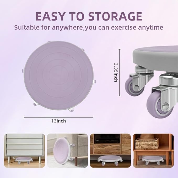 Ab Roller Wheel with Knee Mat, Abs Workout Equipment for Abdominal & Core Strength Training, Abdominal Roller for Men Women, Home Gym Exercise