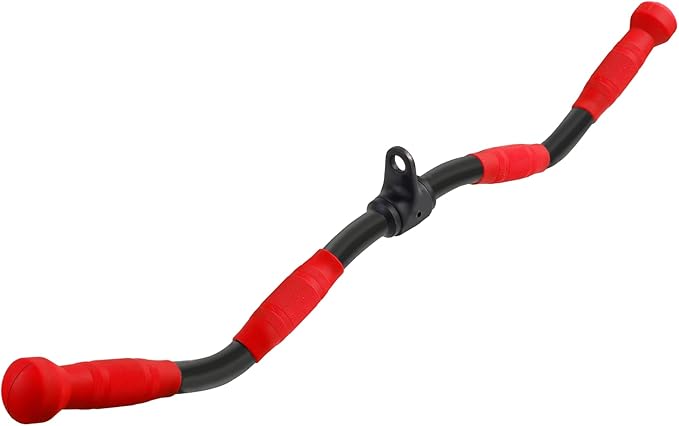 V-shaped Bar Straight Rotating Bar Curl LAT Pull Down Bar D Handle Double D Row Handle With PU Grip Environmentally Odorless, Lat Pulldown Attachments Cable Machine Attachment for Home Gym