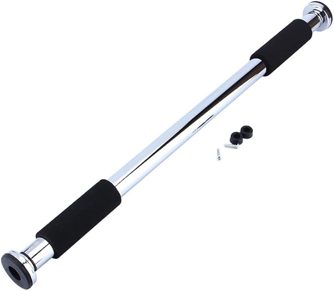 Pull Up for Doorway, Adjustable Door Mounted Chinning Heavy Duty Steel Body Workout Chin Up for Home Gym Exercise Fitness