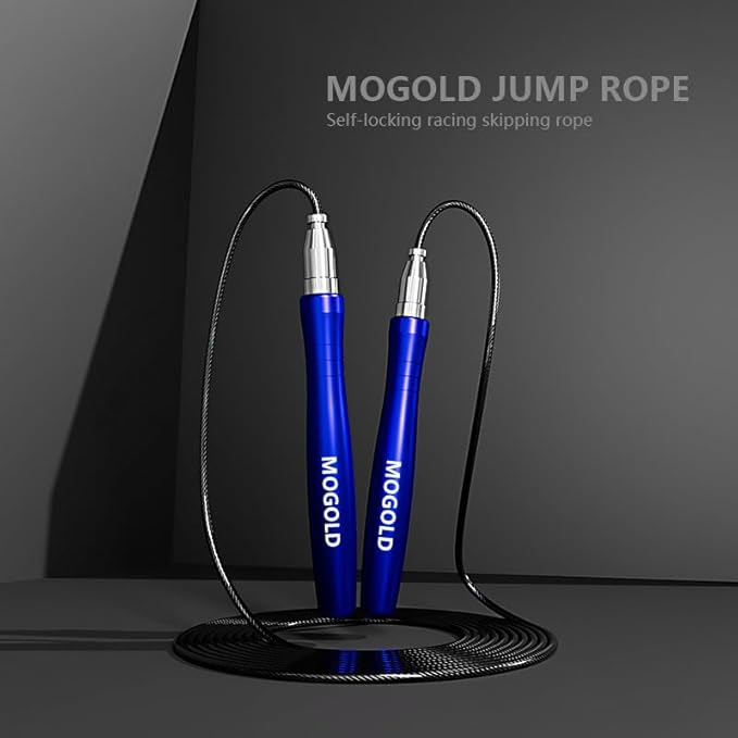 Speed Ropes Jump Rope For Men/Women- Premium Quality Tangle-Free - Self-Locking Screw-Free Design - Speed Ropes for Boxing/Crosffit/Double-Unders - Skipping Rope for Workout & Home Exercises