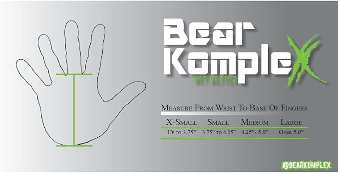 Bear KompleX 3 Hole Leather Hand Grips for Workouts, Pull-ups, Weightlifting, WOD Gymnastics, Crosstraining Palm Grips with Wrist Wraps, Hand Protection from Rips and Blisters,1 Pair