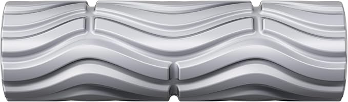 VEVOR Vibrating Foam Roller, 5-Speed Electric Massage Roller, 16" Rechargeable Muscle Roller with 3 Vibration Modes, High Density EVA Foam Massager for Deep Tissue, Back Pain Relief, Exercise Recovery